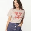 LA Show Room (ZUTTER) All You Need Is Love Graphic Crop Top