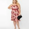 Betty Boop X Unique Vintage Plus Size Sweet Betty Print Wiggle Dress