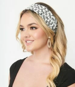 Hair Accessories Unique Vintage Zebra Print Hair Scarf