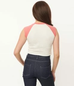 Fan Flair Casper X Unique Vintage Casper Heart Graphic Crop Tee