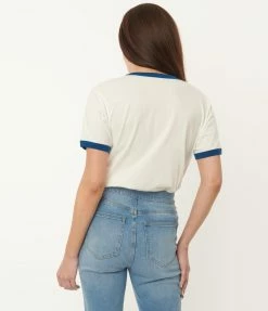 Fan Flair DC Comics X Unique Vintage Supergirl Graphic Ringer Tee