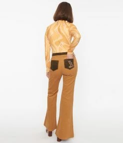 Scooby Doo X Smak Parlour Brown Corduroy Flare Pants