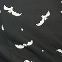Unique Vintage Plus Size Black & Glow In The Dark Bat Print Mia Romper Rompers & Jumpsuits