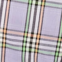 Unique Vintage Black & Lavender Plaid Print Shirley Crop Top