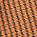Sale Unique Vintage 1950s Orange & Black Plaid Shimmy & Shake Swing Dress