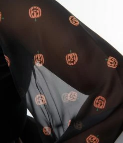 Sale Smak Parlour Plus Size Black & Pumpkin Bell Sleeve Bodysuit