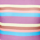 Unique Vintage Neapolitan Stripes Short Sleeve Nicole Swing Dress Sale