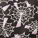 Smak Parlour Black & Purple Spiderweb Print Belted Romper Sale