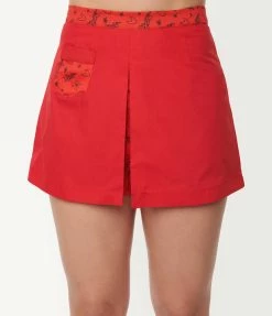 Jetsons X Unique Vintage Red Judy Print Hide & Seek Skort Trending