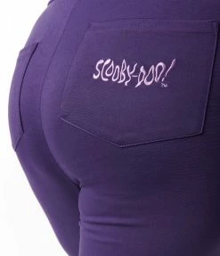 Fan Flair Scooby Doo X Smak Parlour Plus Size Purple Flare Pants