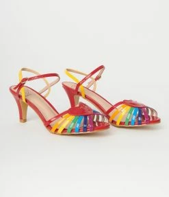 Lifestyle Group (UK) Ltd Shoes Love & Rainbows Strappy Heels