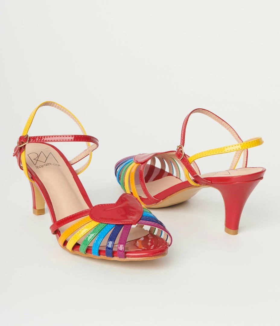 Lifestyle Group (UK) Ltd Shoes Love & Rainbows Strappy Heels