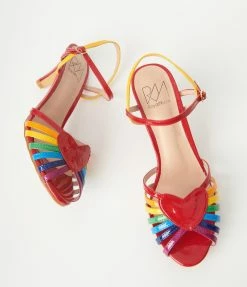 Lifestyle Group (UK) Ltd Shoes Love & Rainbows Strappy Heels