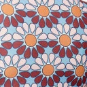 Smak Parlour Plus Size Blue & Pink Flower Power Babydoll Blouse Trending