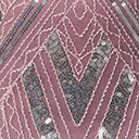 Clothing Unique Vintage 1920s Light Purple & Silver Sequin Flapper Dress