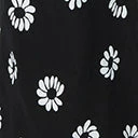 Smak Parlour Black & White Floral Print Into The Groove Flare Jeans Sale