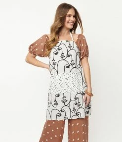 Finelines (Hali Hali) Face To Face Cotton Apron