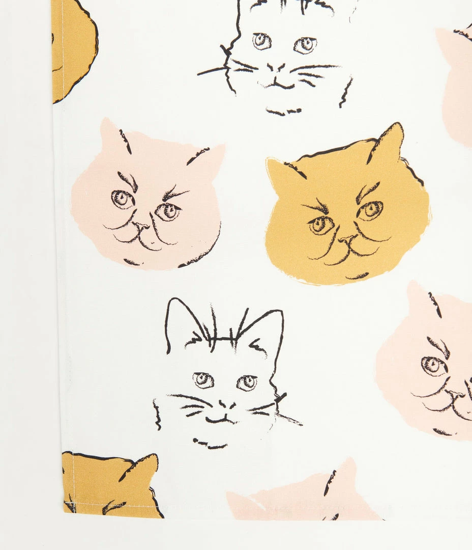 Finelines (Hali Hali) Cat Meow Tea Towel