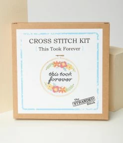 Finelines (The Stranded Stitch) Sale This Took Forever Cross Stitch Kit