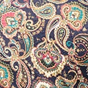 Trending Unique Vintage Navy Paisley Print Jumpsuit