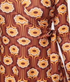 Unique Vintage Daisy Daze Wrap Dress