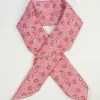 Hair Accessories Unique Vintage Pink Bandana Print Hair Scarf