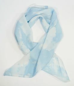 Unique Vintage Cloud Print Hair Scarf