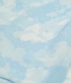 Unique Vintage Cloud Print Hair Scarf