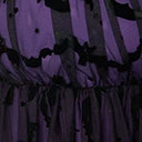Unique Vintage Plus Size Purple Bat Mesh Babydoll Belle Dress Sale