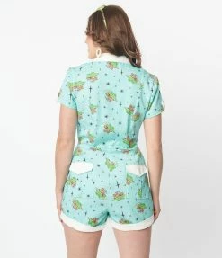 Jetsons X Unique Vintage Space Adventure Print Mia Romper