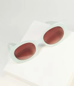 Lucent Product Inc. Mint Oval Sunglasses