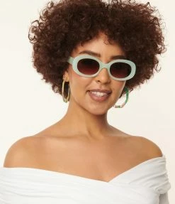 Lucent Product Inc. Mint Oval Sunglasses