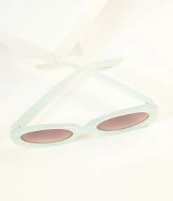 Lucent Product Inc. Mint Oval Sunglasses
