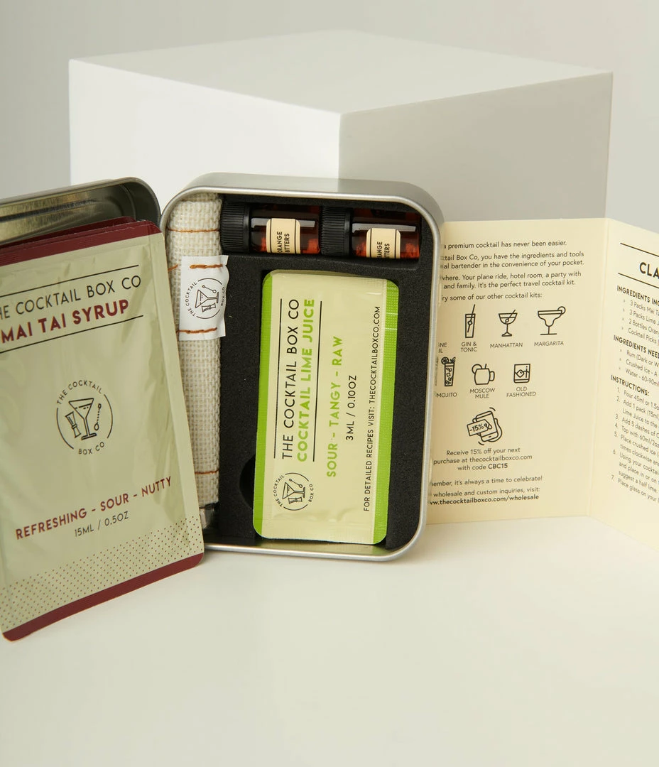 Clique (Cocktail Box Co) Mai Tai Cocktail Kit Accessories