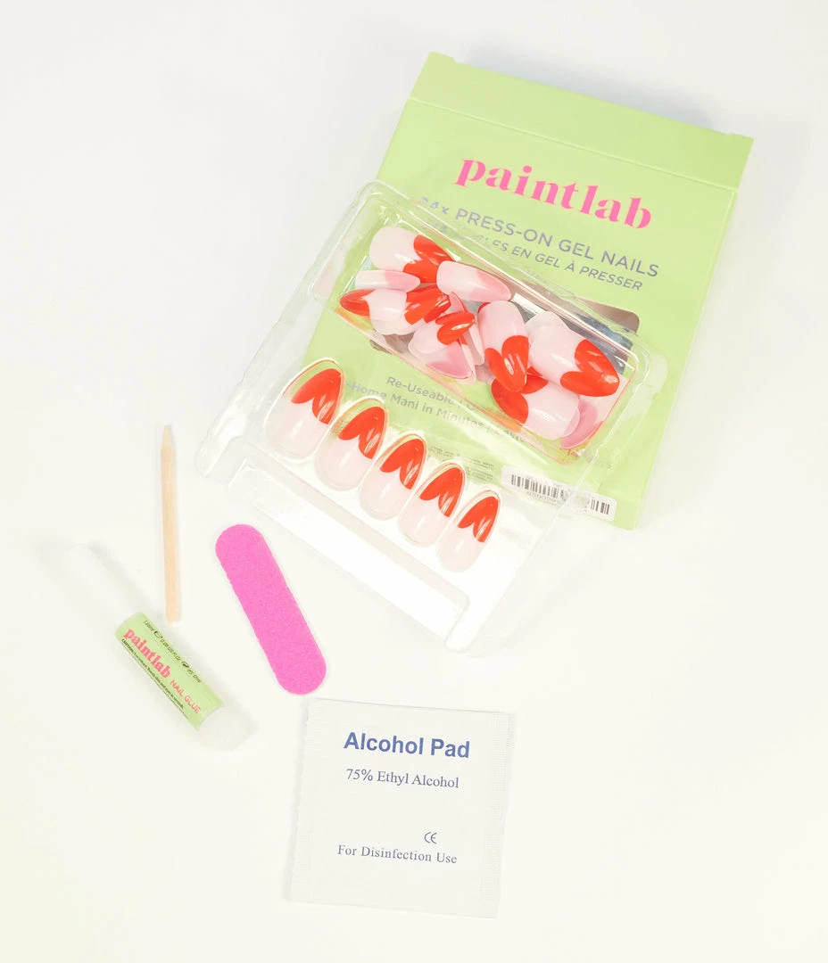 Clique (Paint Lab) Queen Of Hearts Press On Nail Kit