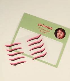 Clique (Paint Lab) Pink & Black Design Eye Stickers Sale
