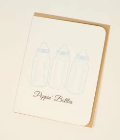 Ilootpaperie Sale Popping Bottles Baby Card