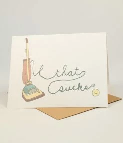 Ilootpaperie Sale That Sucks Sympathy Card
