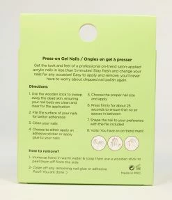 Clique (Paint Lab) Multicolor Check Press On Nail Kit Sale