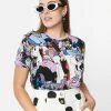 Cakeworthy Disney Villains All Over Print Unisex Tee Fan Flair