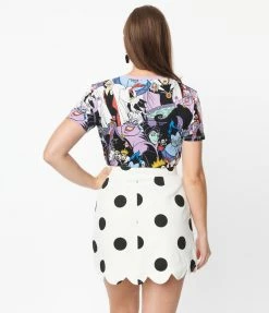 Cakeworthy Disney Villains All Over Print Unisex Tee Fan Flair