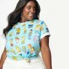 Cakeworthy Plus Size Simpsons Kids All Over Print Unisex Tee