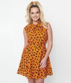 Retrolicious Black Cat Bow Blouse Sale