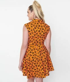 Retrolicious Black Cat Bow Blouse Sale