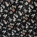 Retrolicious Plus Size Black & Spooky Pets Flare Dress