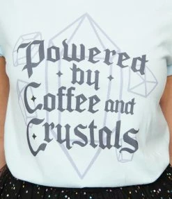 Femfetti Coffee & Crystals Unisex Graphic Tee Sale