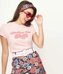 Femfetti Manifest That Shit Unisex Graphic Tee Sale