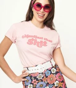 Femfetti Manifest That Shit Unisex Graphic Tee Sale