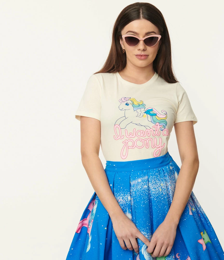 My Little Pony X Unique Vintage I Want A Pony Graphic Tee Fan Flair