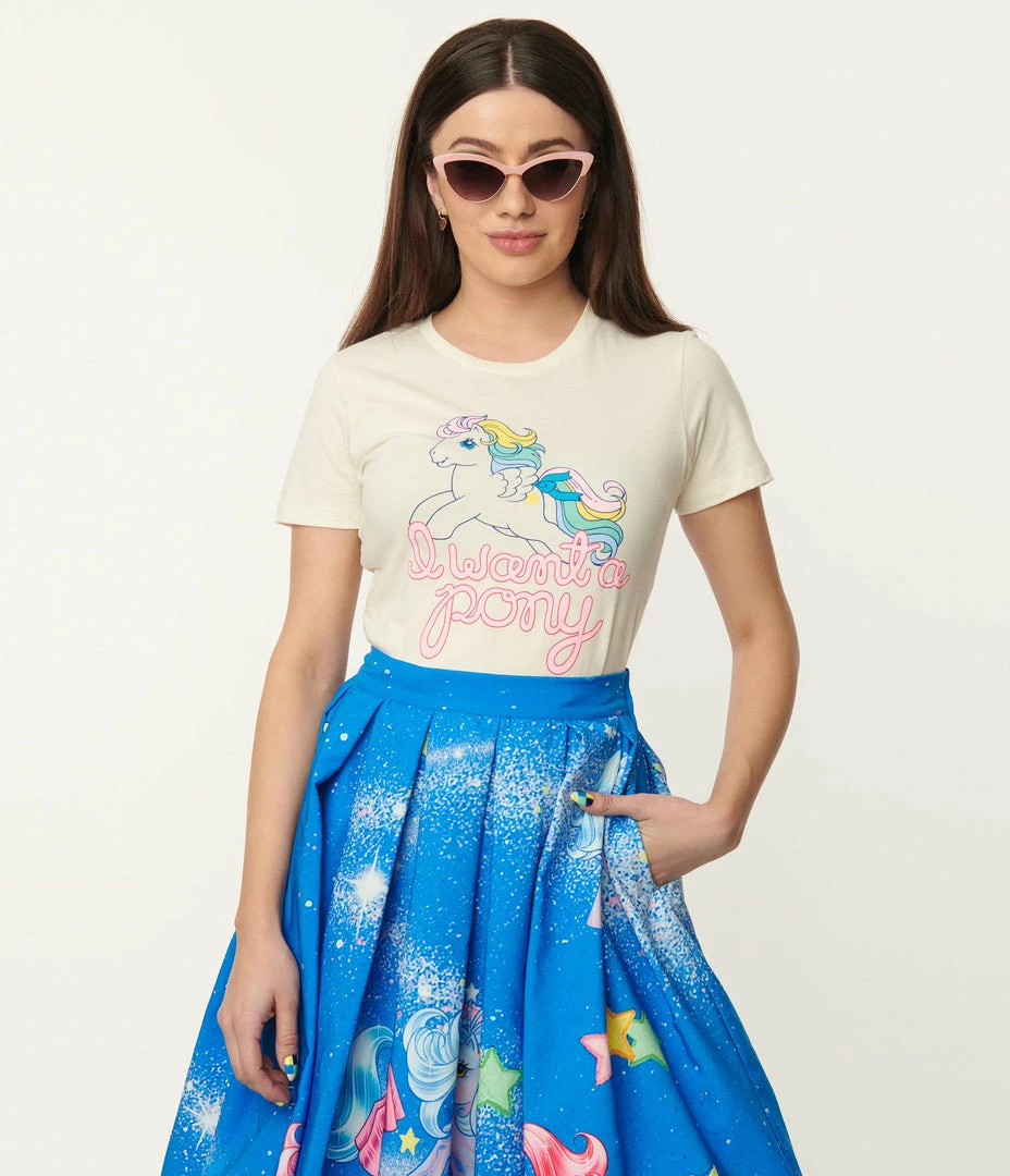 My Little Pony X Unique Vintage I Want A Pony Graphic Tee Fan Flair